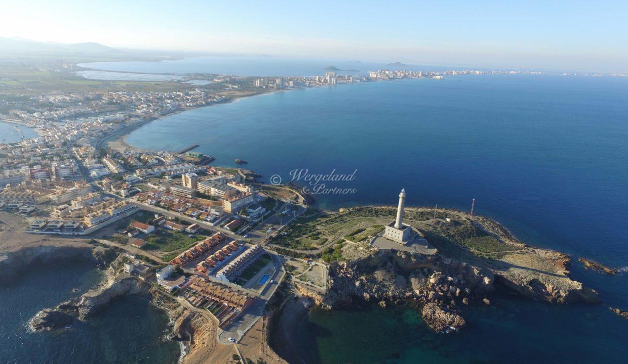 Dronebilde cabo de palos tårnet