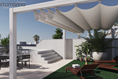 Takterrasse Basseng