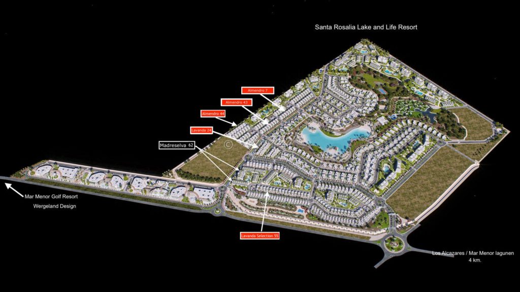  SR Masterplan Med Info Madreselva 62 Bungalows Og Leiligheter Nov21