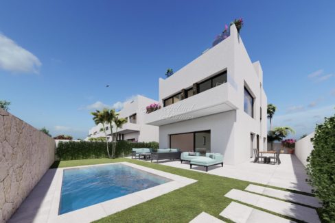 VILLA 4 Fasade Og Basseng