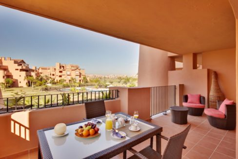 Terrasse frokostbord