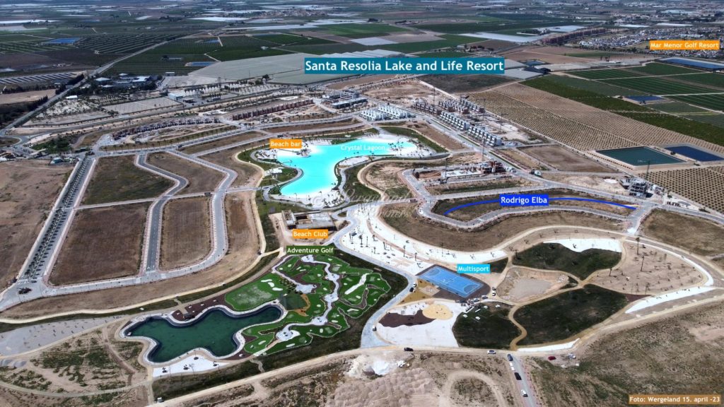  Flyfoto Santa Rosalia resort mot mar menor golf resort