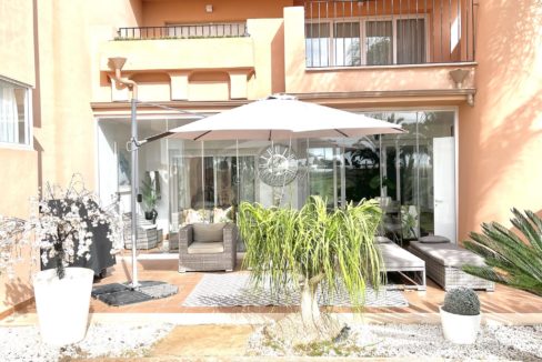 Terrasse Innglasset Fra Gresset