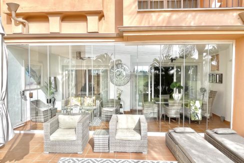 Terrasse Utenfor Innglassing
