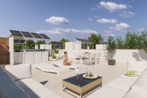 Takterrasse Ettplan