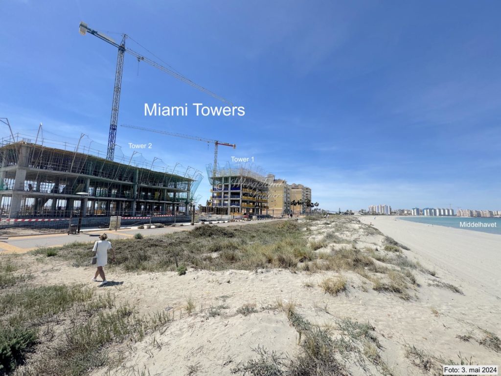  Miamitowers Prosjekt Ved Dos Mares Stranden